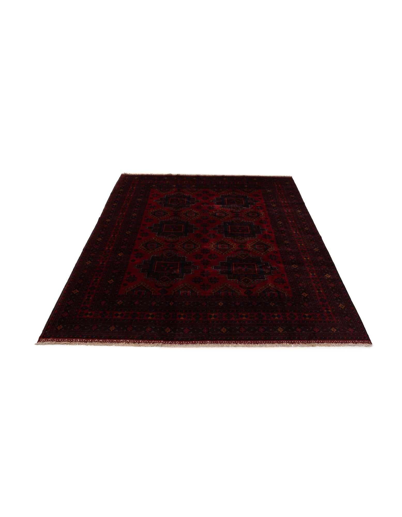 6' 11 x 9' 11 Hand Knotted Khal Mohammadi Wool Rug