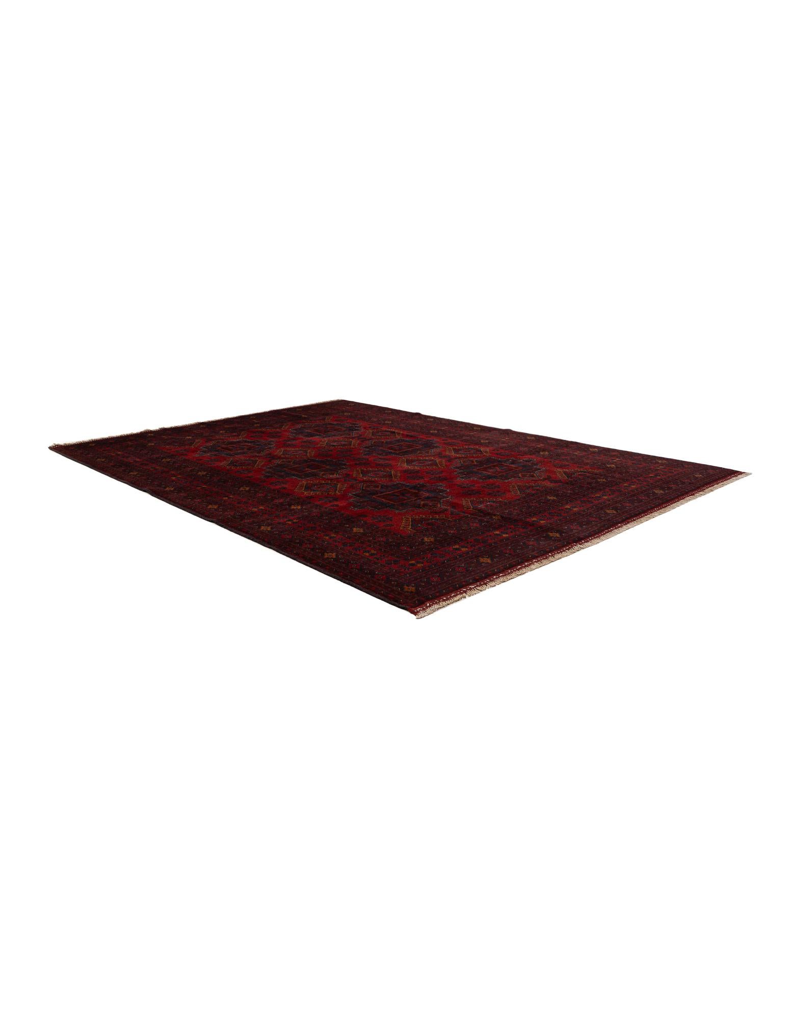 6' 11 x 9' 11 Hand Knotted Khal Mohammadi Wool Rug