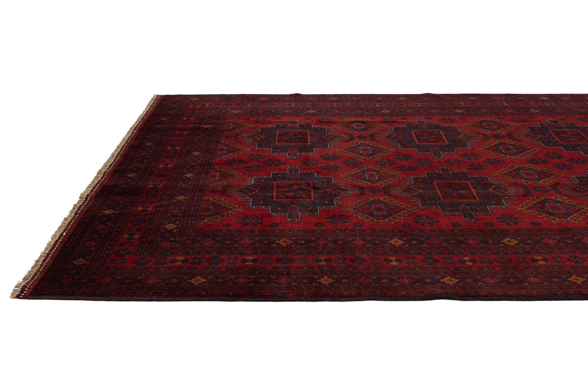 6' 11 x 9' 11 Hand Knotted Khal Mohammadi Wool Rug