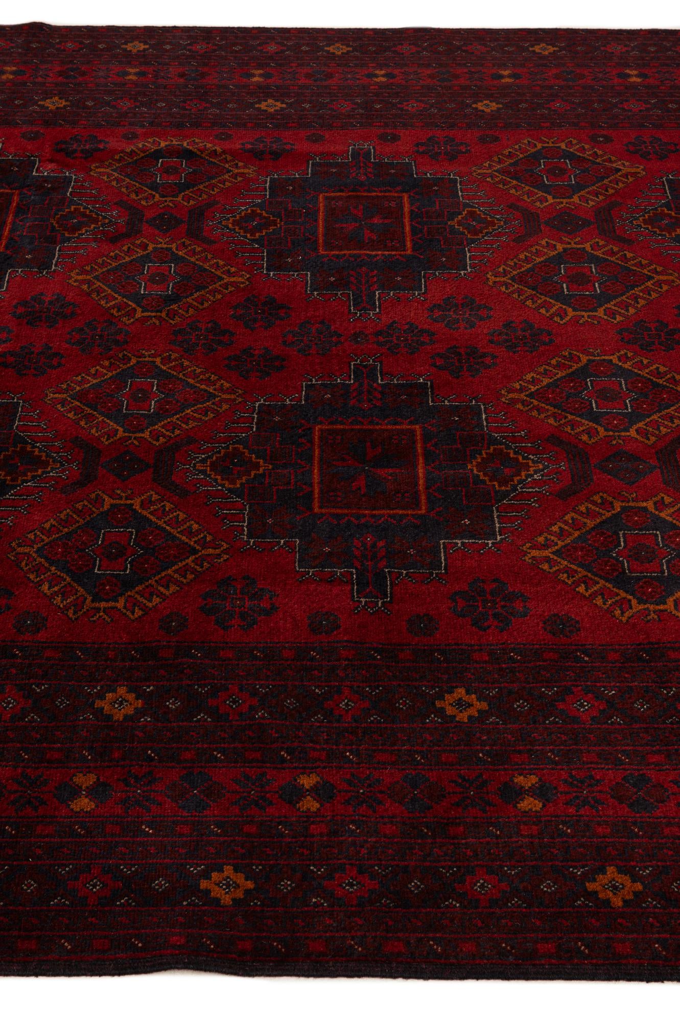 6' 11 x 9' 11 Hand Knotted Khal Mohammadi Wool Rug