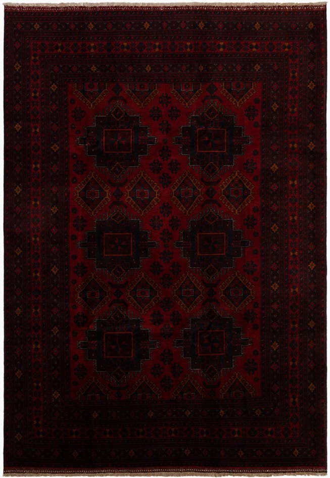 Detail image of 210cm x 300cm anudado a mano Khal Mohammadi Alfombra Lana