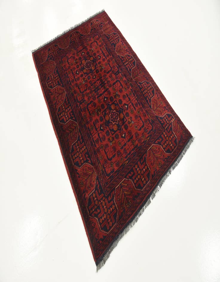 Detail image of 3' 5 x 5' Hand Knotted Khal Mohammadi Oriental Rug