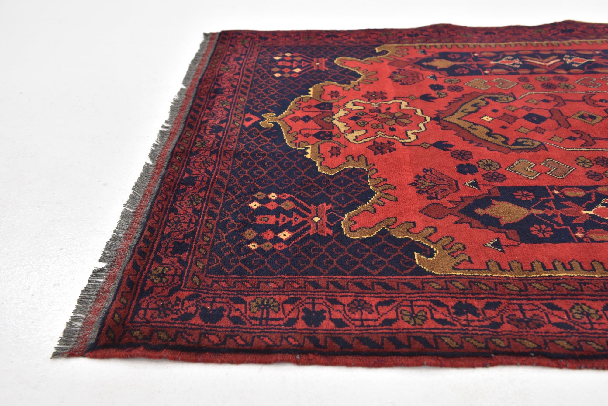 3' 5 x 5' Hand Knotted Khal Mohammadi Rug