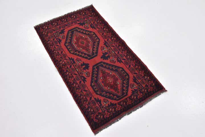 1' 10 x 3' 5 Hand Knotted Khal Mohammadi Rug