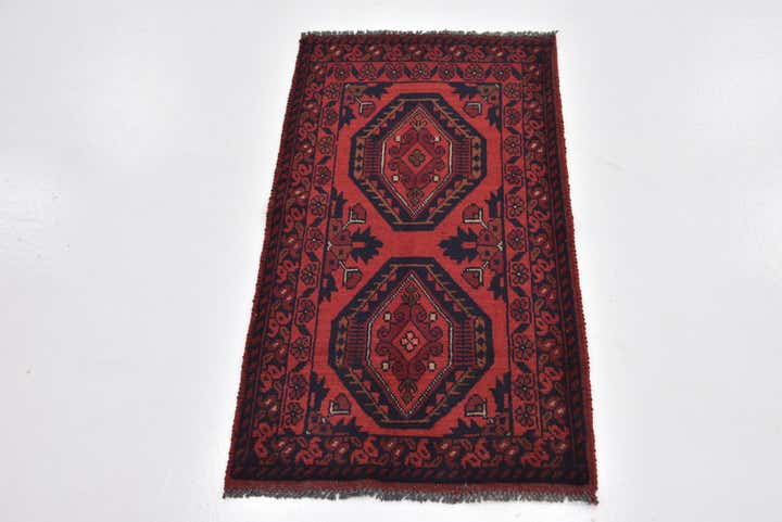 1' 10 x 3' 5 Hand Knotted Khal Mohammadi Rug