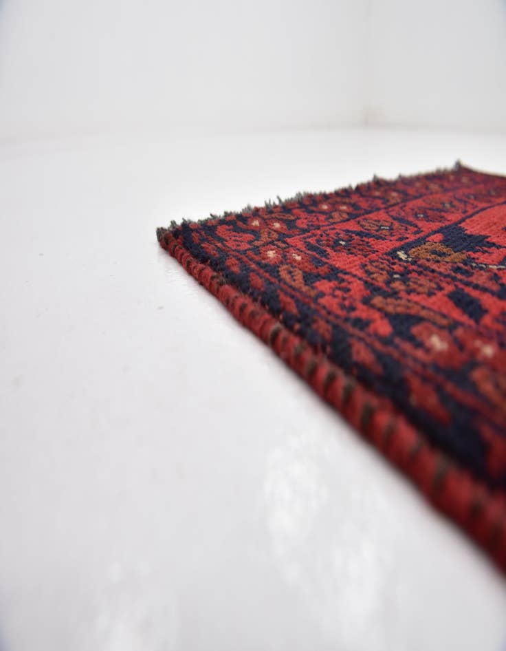 Detail image of 1' 10 x 3' 5 Hand Knotted Khal Mohammadi Rug