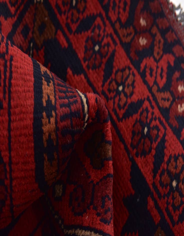 Detail image of 1' 10 x 3' 5 Hand Knotted Khal Mohammadi Rug