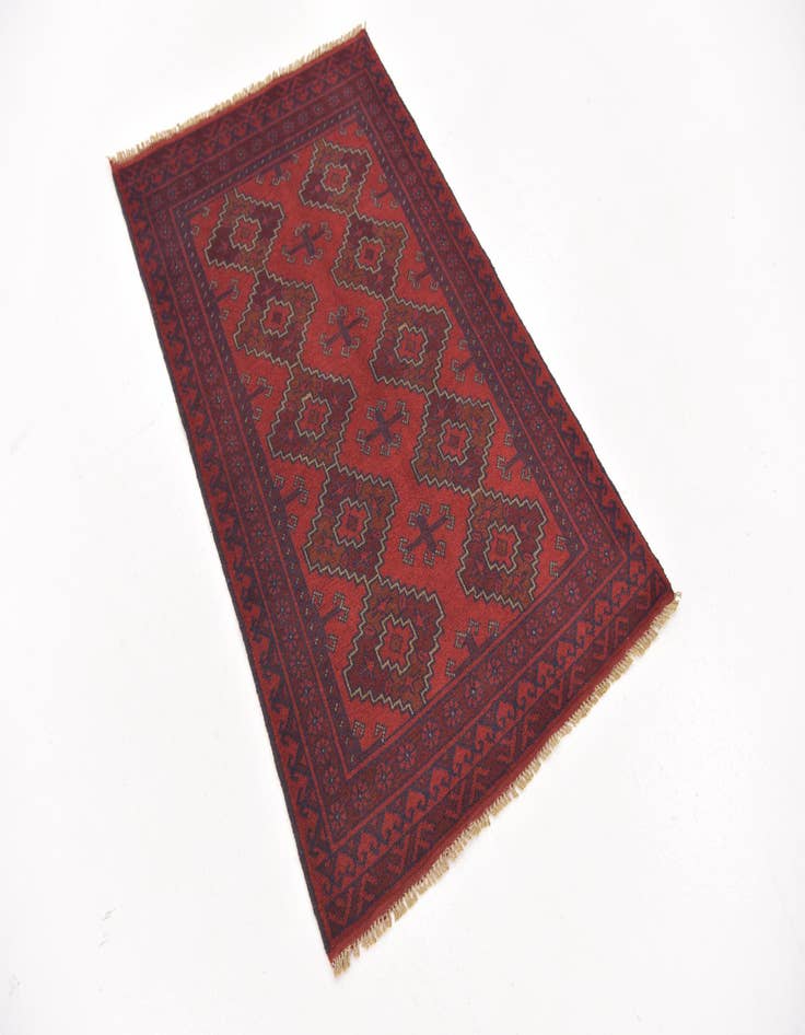 Detail image of 2' 5 x 4' 1  Hand Knotted Khal Mohammadi Wool Rug