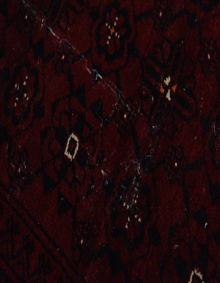 Detail image of 4' 2 x 6' 8 Hand Knotted Khal Mohammadi Oriental Wool Rug