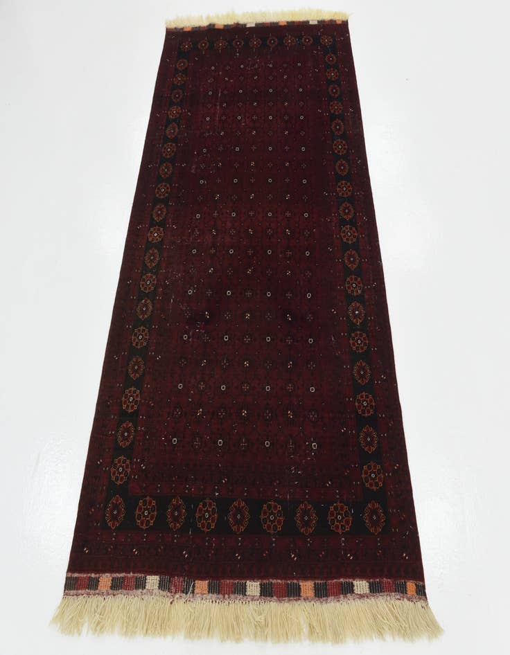 Detail image of 4' 2 x 6' 8 Hand Knotted Khal Mohammadi Oriental Wool Rug