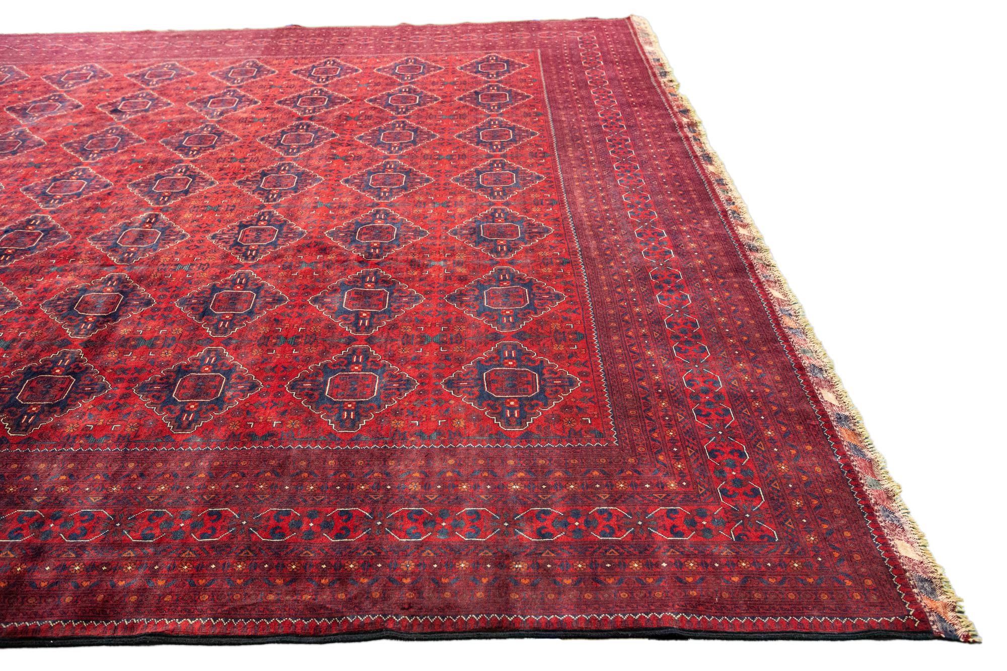 12' 8 x 19' 6 Hand Knotted Khal Mohammadi Wool Rug