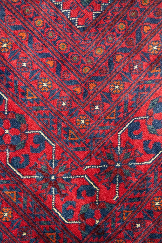 12' 8 x 19' 6 Hand Knotted Khal Mohammadi Wool Rug
