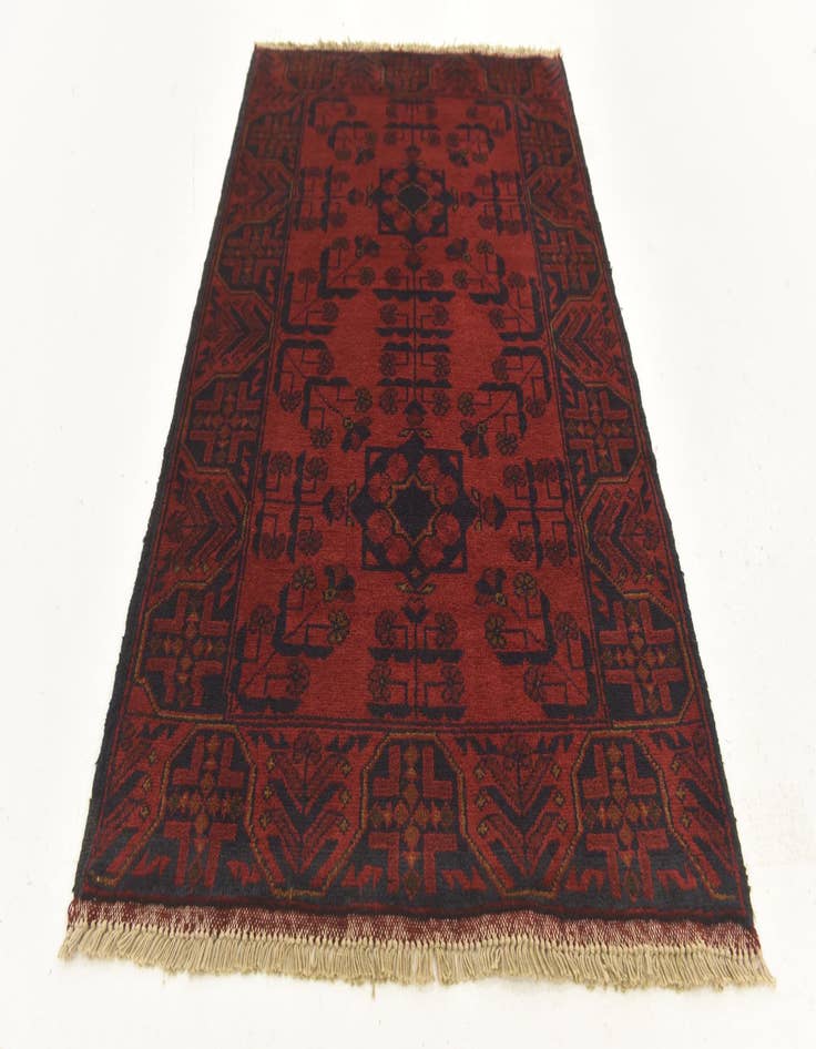 Detail image of 2' 8 x 4' 2  Hand Knotted Khal Mohammadi Wool Rug