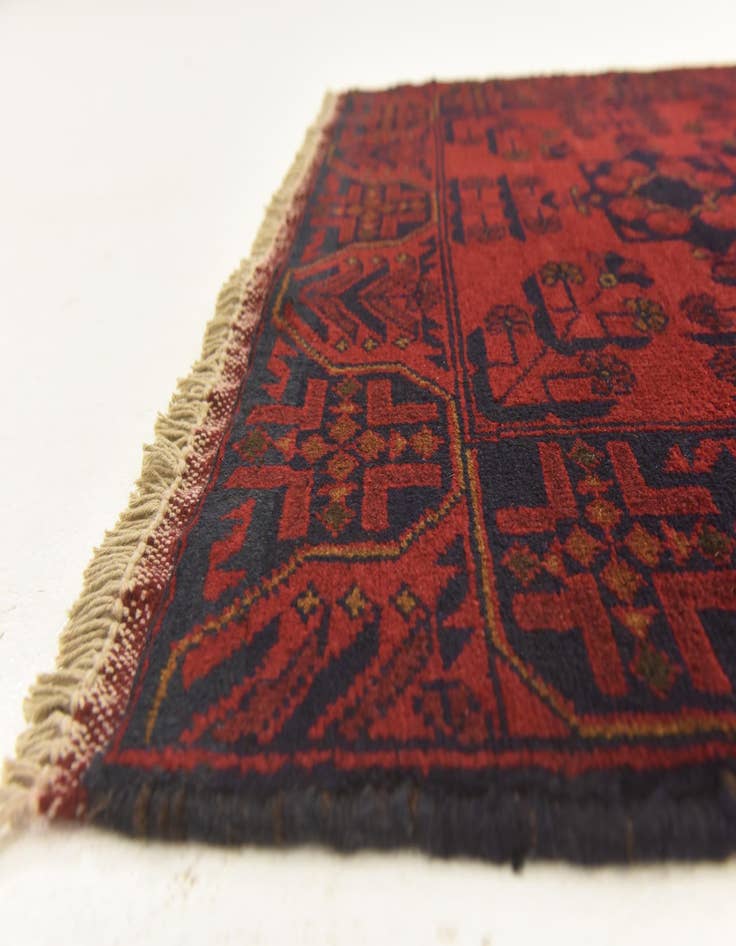 Detail image of 2' 8 x 4' 2  Hand Knotted Khal Mohammadi Wool Rug