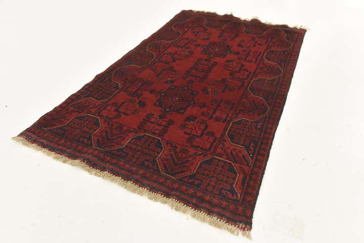2' 8 x 4' 4 Hand Knotted Khal Mohammadi Wool Rug
