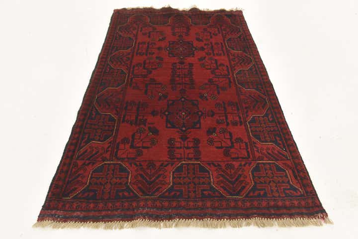 2' 8 x 4' 4 Hand Knotted Khal Mohammadi Wool Rug
