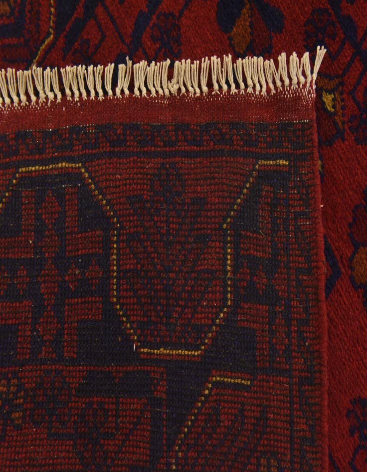 Detail image of 2' 8 x 4' 1  Hand Knotted Khal Mohammadi Wool Rug