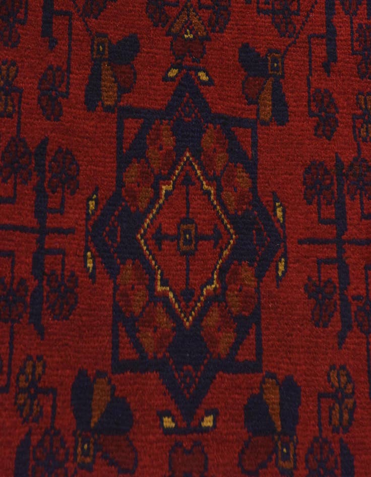 Detail image of 2' 8 x 4' 1  Hand Knotted Khal Mohammadi Wool Rug