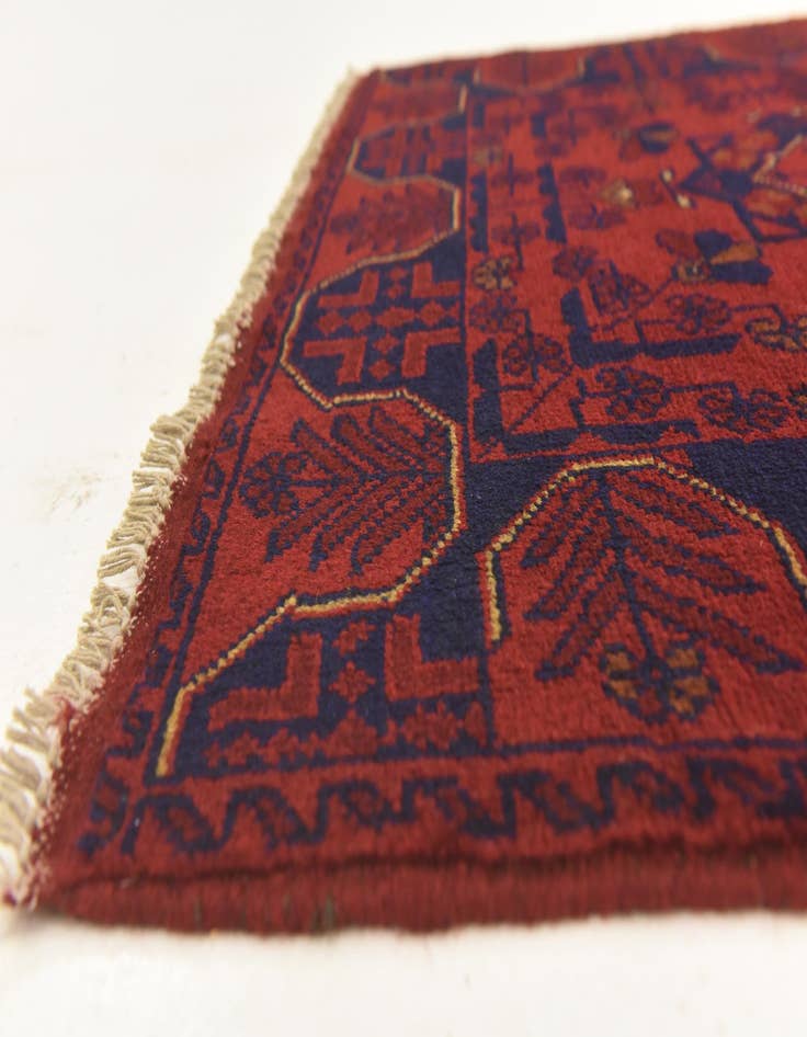 Detail image of 2' 8 x 4' 1  Hand Knotted Khal Mohammadi Wool Rug