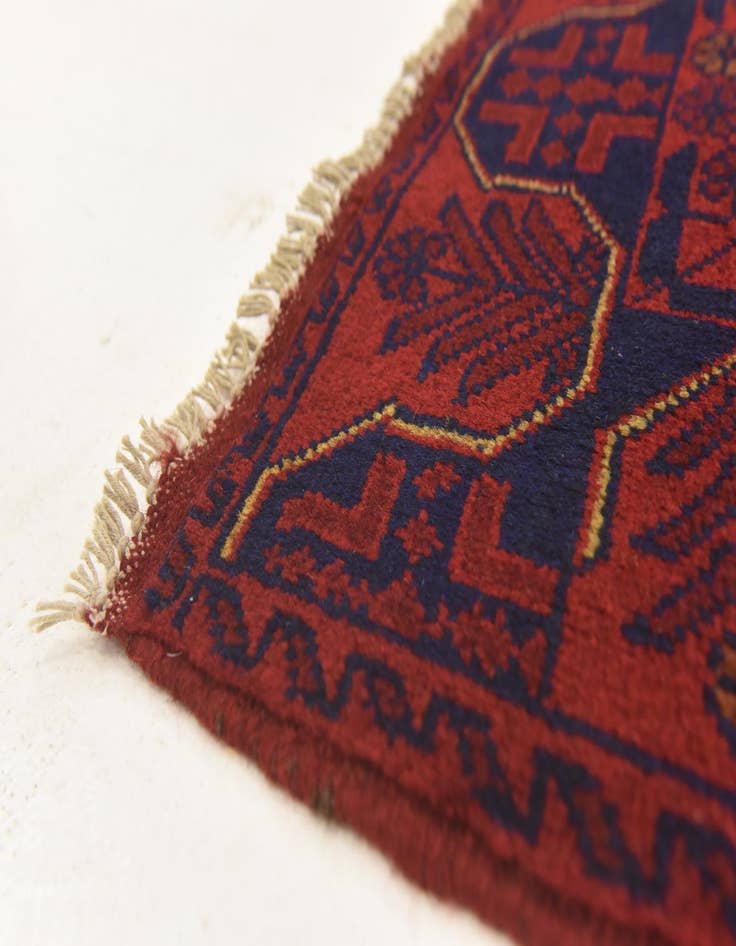 Detail image of 2' 8 x 4' 1  Hand Knotted Khal Mohammadi Wool Rug