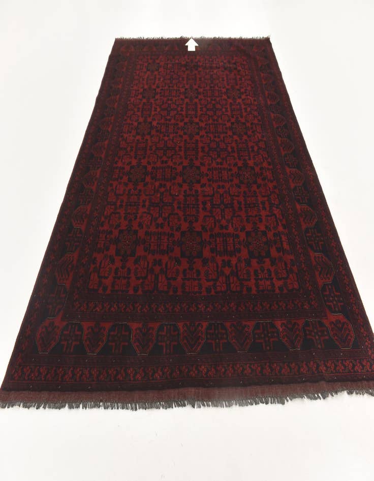 Detail image of 6' 10 x 9' 9 Hand Knotted Khal Mohammadi Wool Rug