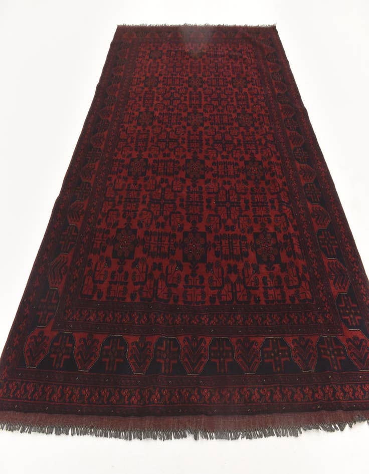 Detail image of 6' 10 x 9' 9 Hand Knotted Khal Mohammadi Wool Rug