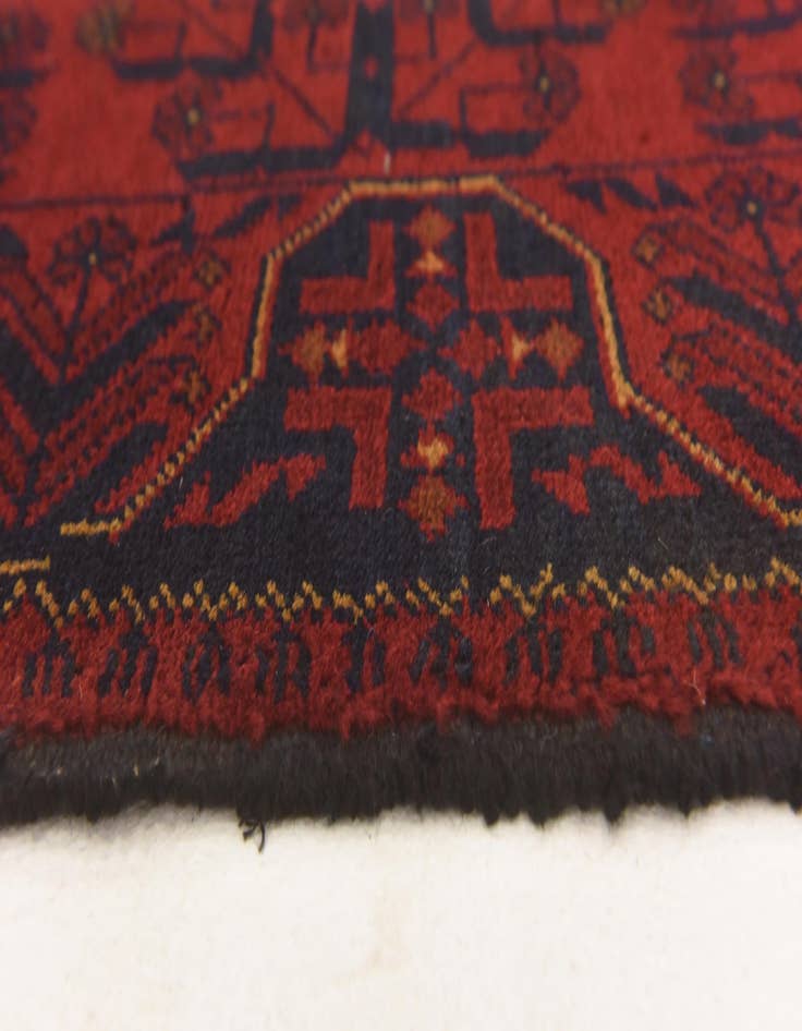 Detail image of 2' 6 x 3' 11  Hand Knotted Khal Mohammadi Wool Rug
