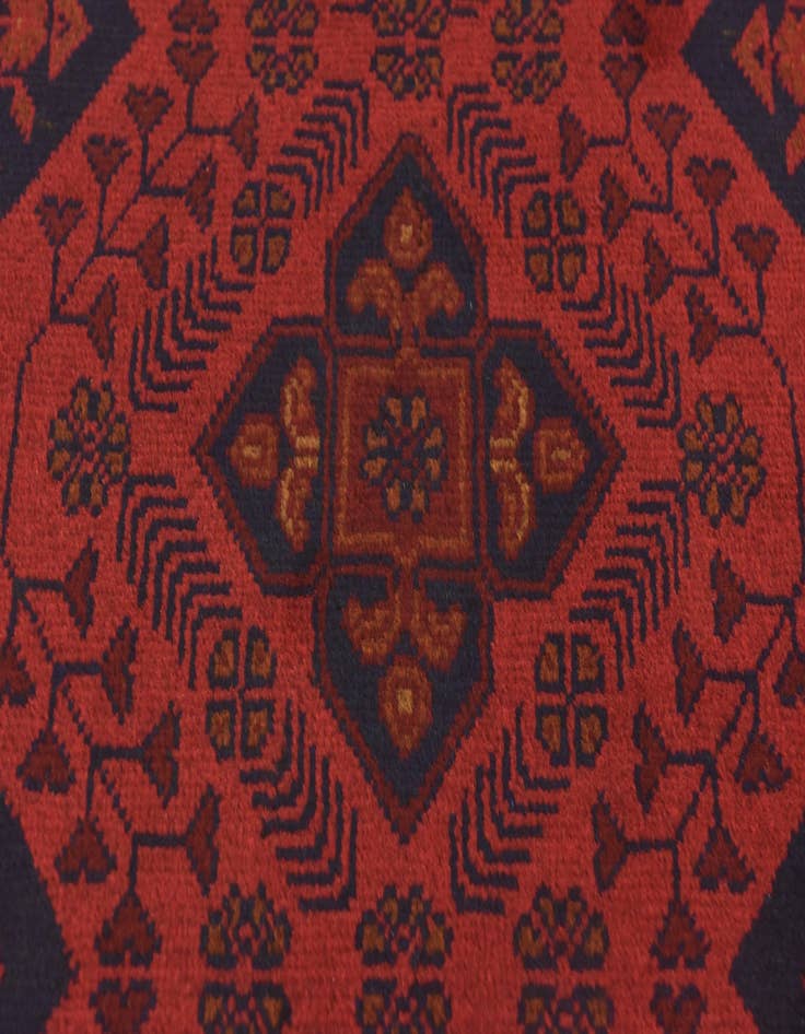 Detail image of 2' 7 x 4' Hand Knotted Khal Mohammadi Wool Rug