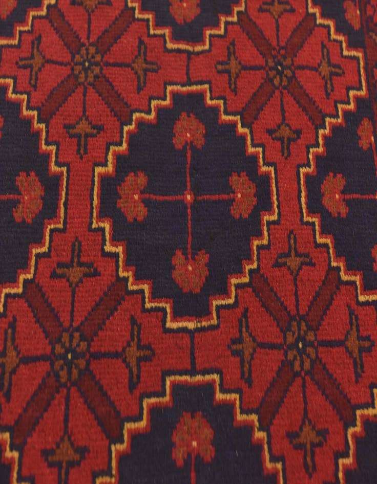 Detail image of 2' 6 x 4'  Hand Knotted Khal Mohammadi Wool Rug