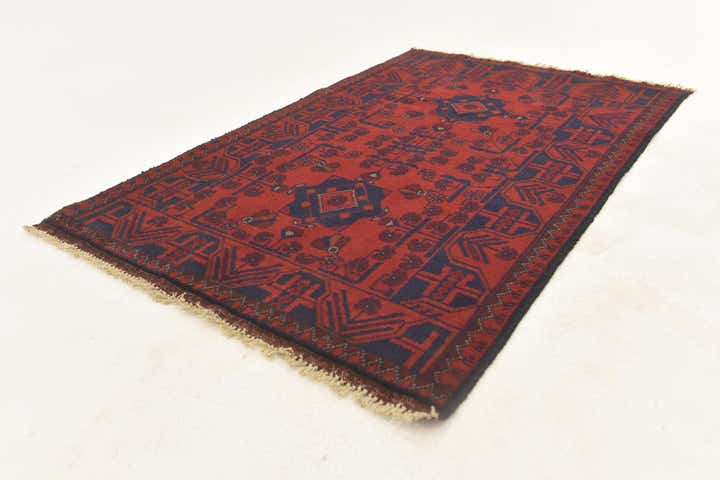 2' 7 x 4' 2 Hand Knotted Khal Mohammadi Wool Rug