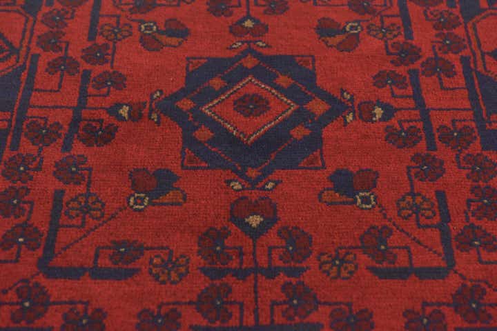 2' 7 x 4' 2 Hand Knotted Khal Mohammadi Wool Rug