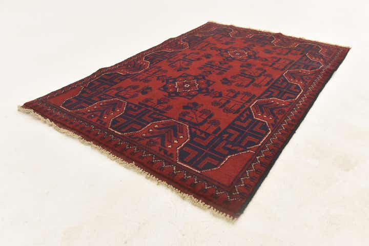 2' 7 x 4' 1 Hand Knotted Khal Mohammadi Wool Rug