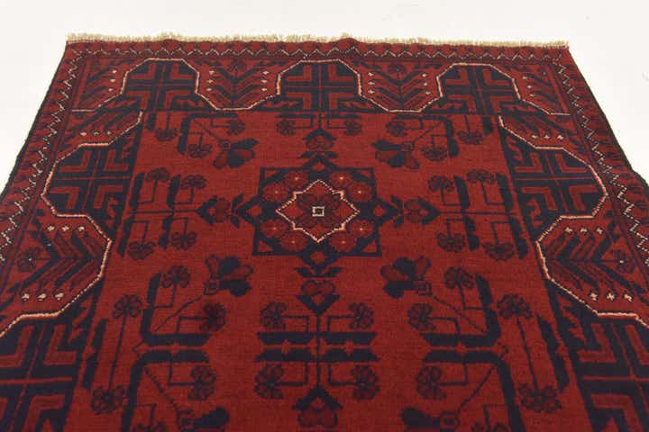 2' 7 x 4' 1 Hand Knotted Khal Mohammadi Wool Rug