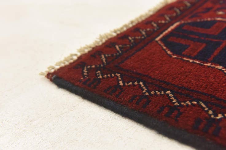 Detail image of 2' 7 x 4' 1 Hand Knotted Khal Mohammadi Wool Rug