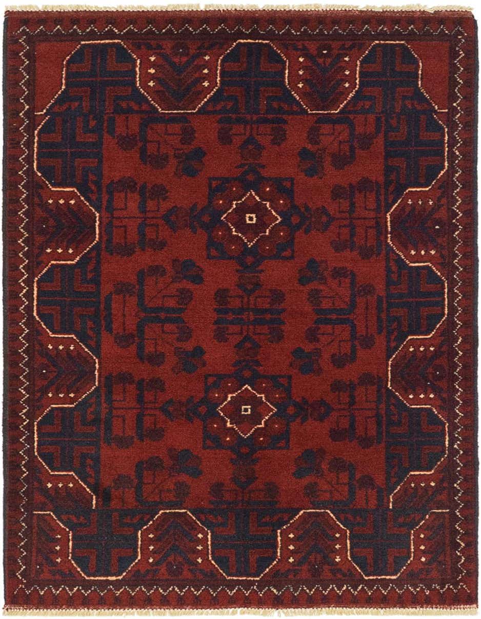 2' 7 x 4' 1 Hand Knotted Khal Mohammadi Wool Rug