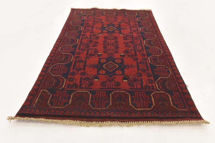 2' 7 x 4' 3 Hand Knotted Khal Mohammadi Wool Rug