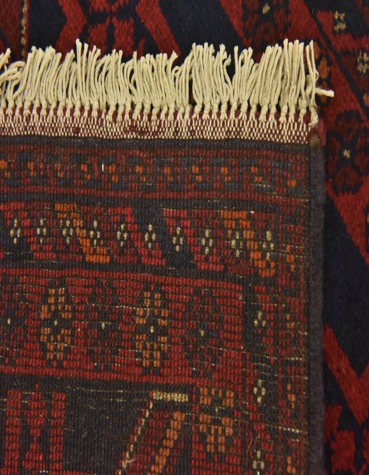 Detail image of 2' 5 x 4'  Hand Knotted Khal Mohammadi Wool Rug