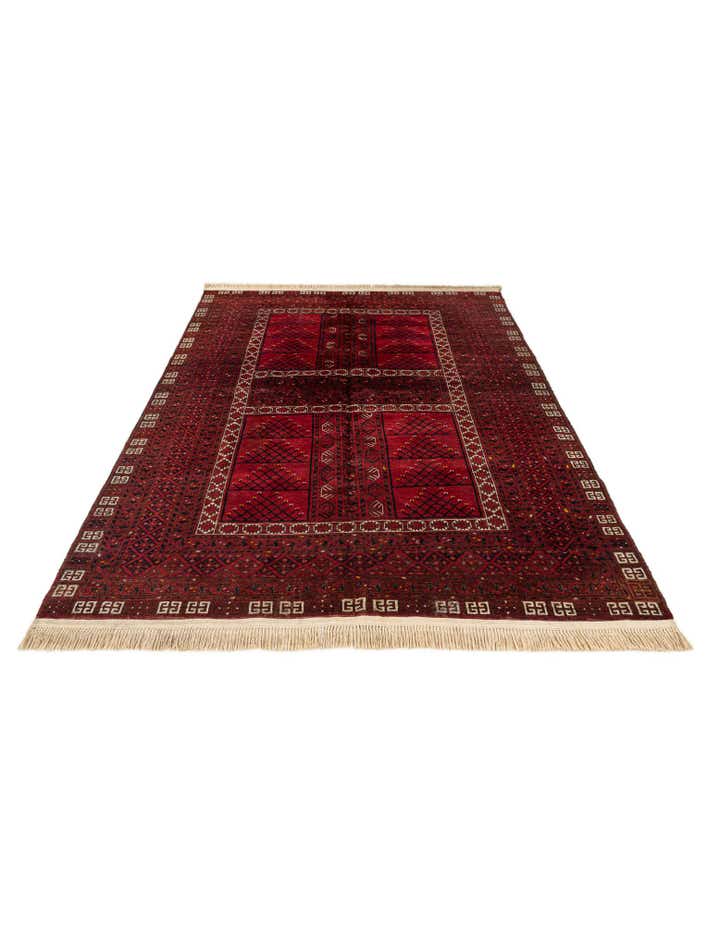 6' 2 x 8' Hand Knotted Khal Mohammadi Oriental Wool Rug