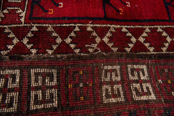 6' 2 x 8' Hand Knotted Khal Mohammadi Oriental Wool Rug