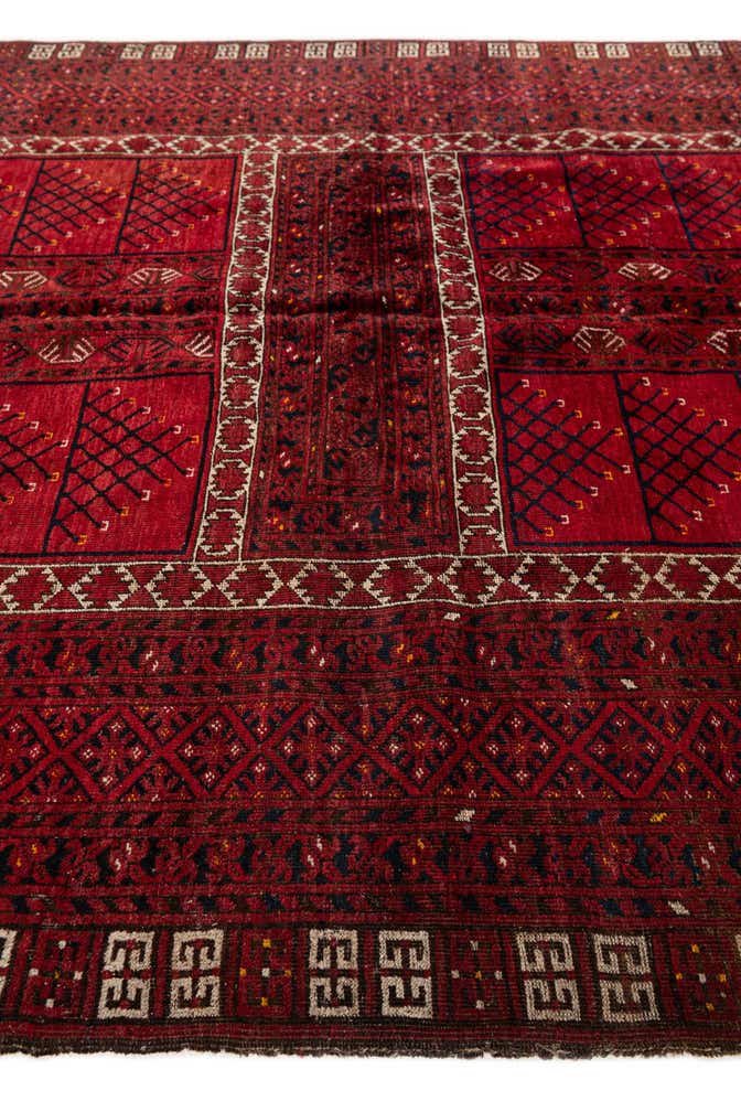 6' 2 x 8' Hand Knotted Khal Mohammadi Oriental Wool Rug