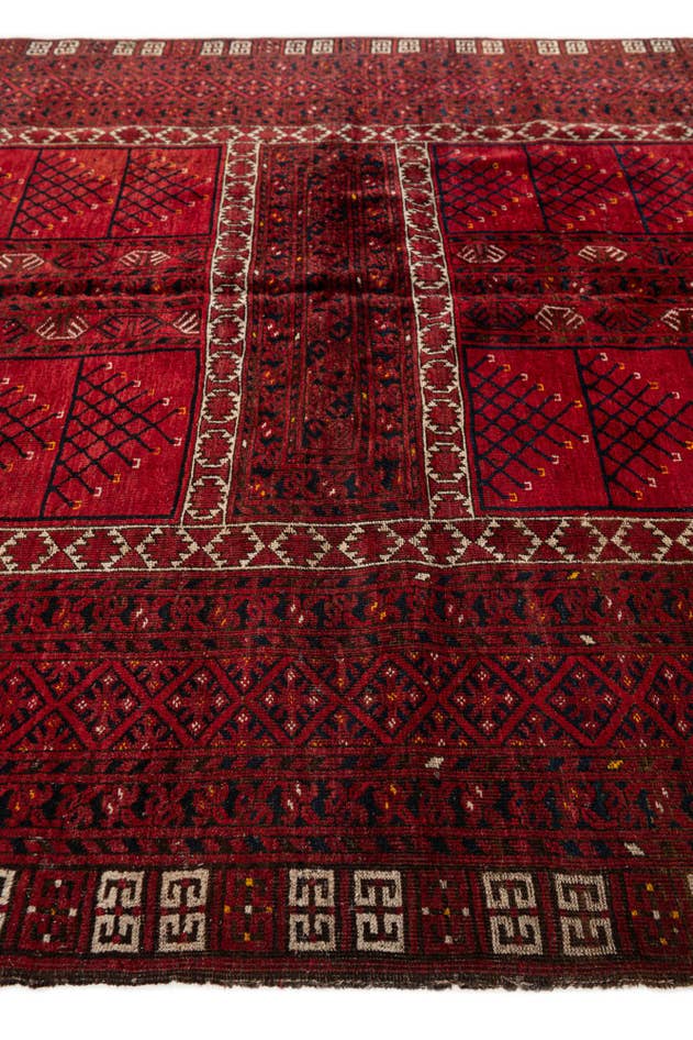 Detail image of 6' 2 x 8' Hand Knotted Khal Mohammadi Oriental Wool Rug