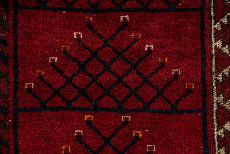 Detail image of 6' 2 x 8' Hand Knotted Khal Mohammadi Oriental Wool Rug