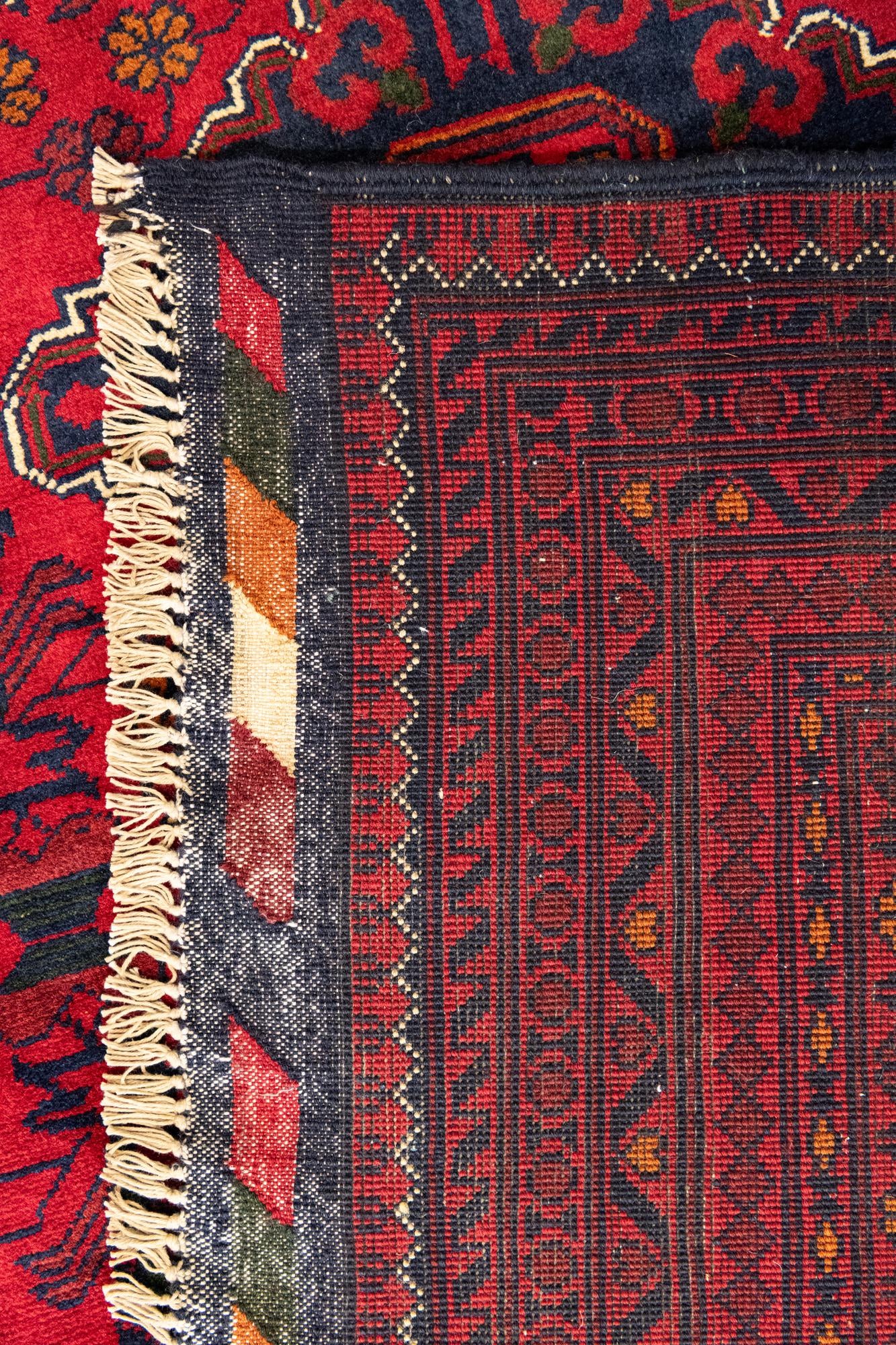 Red 13' x 19' Hand Knotted Khal Mohammadi Rug | Rugs.com