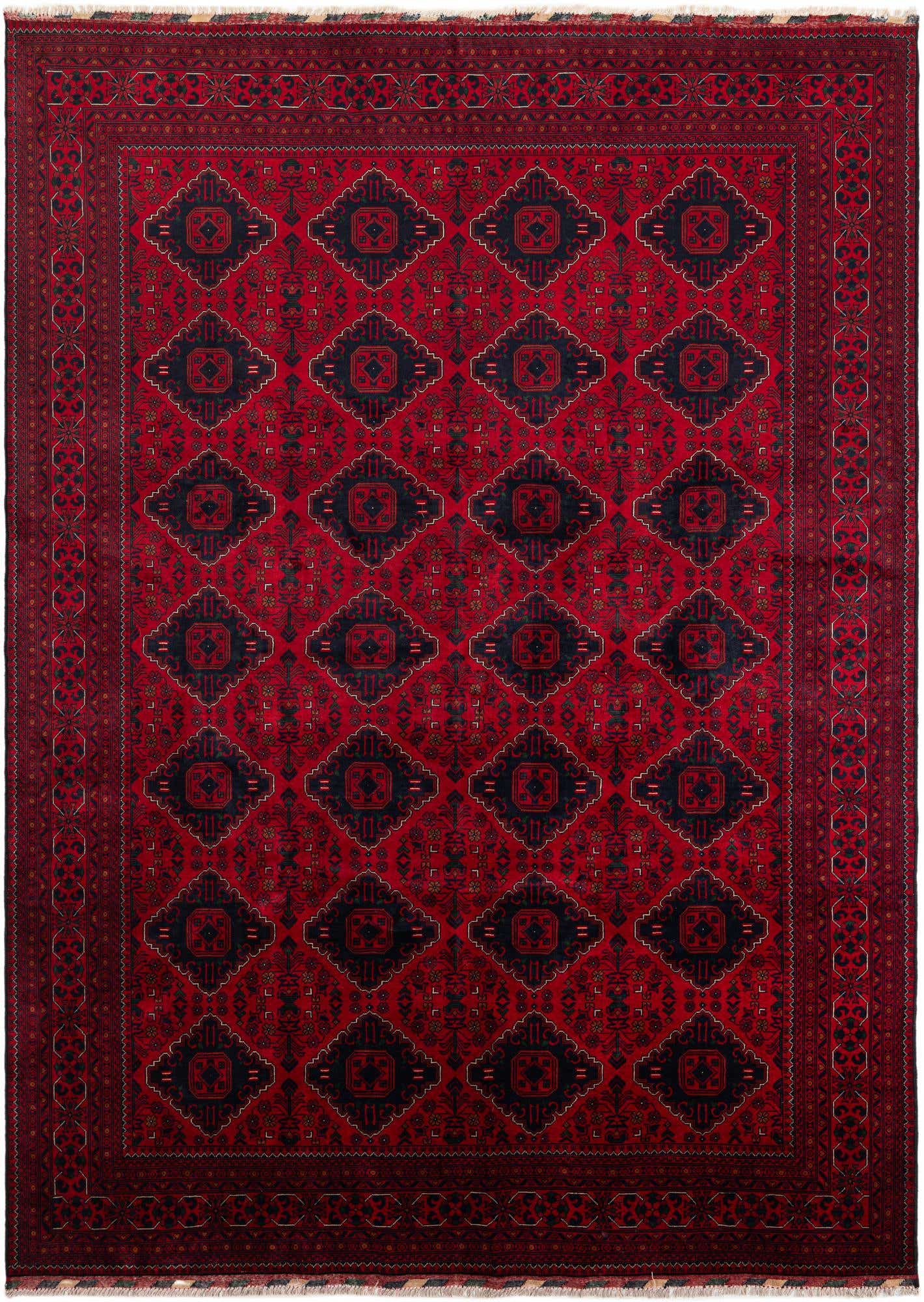 8' 2 x 11' 3 Hand Knotted Khal Mohammadi Wool Rug