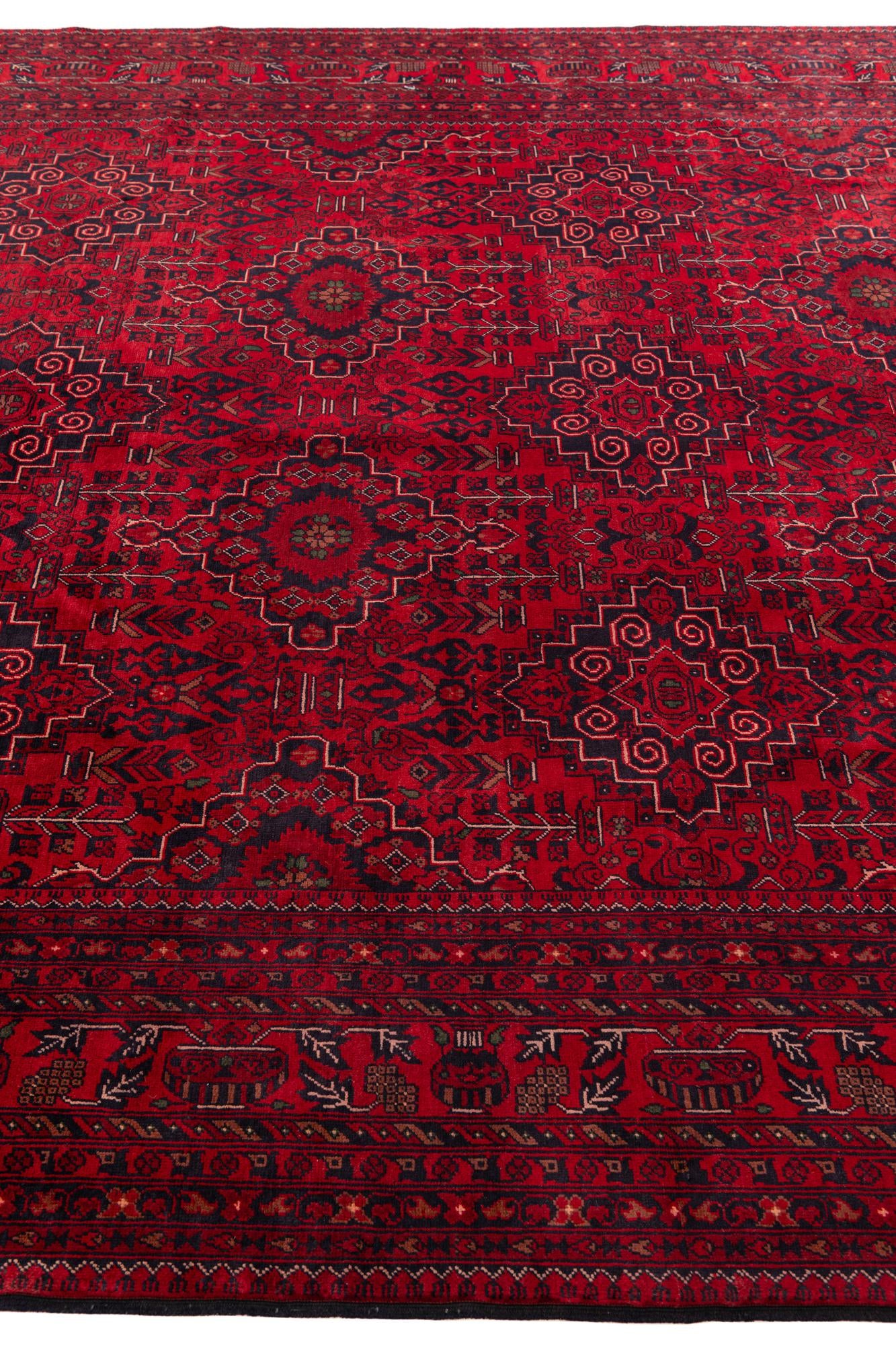 8' x 11' 7 Hand Knotted Khal Mohammadi Wool Rug