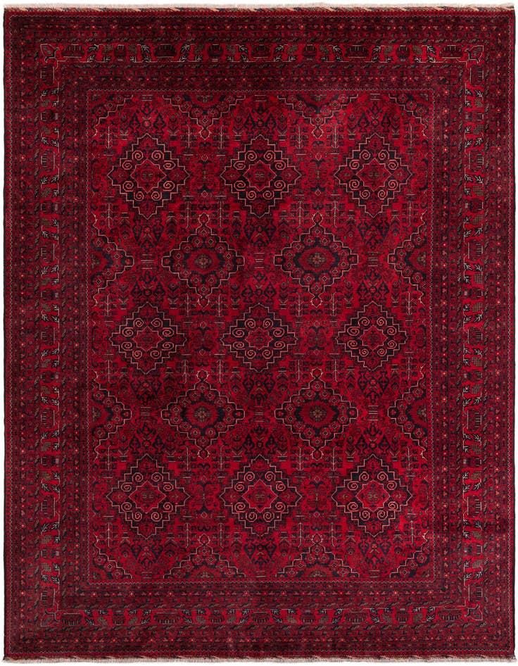 Detail image of 8' x 11' 7 Hand Knotted Khal Mohammadi Wool Rug