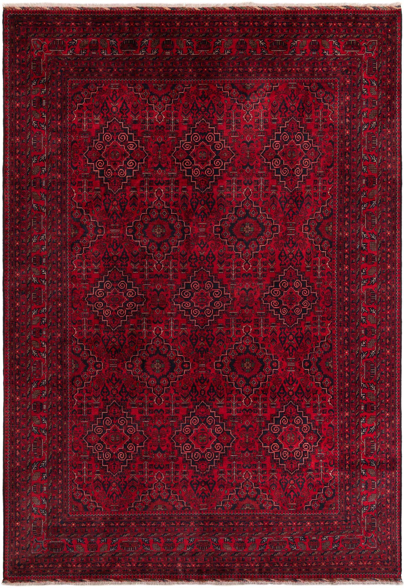8' x 11' 7 Hand Knotted Khal Mohammadi Wool Rug