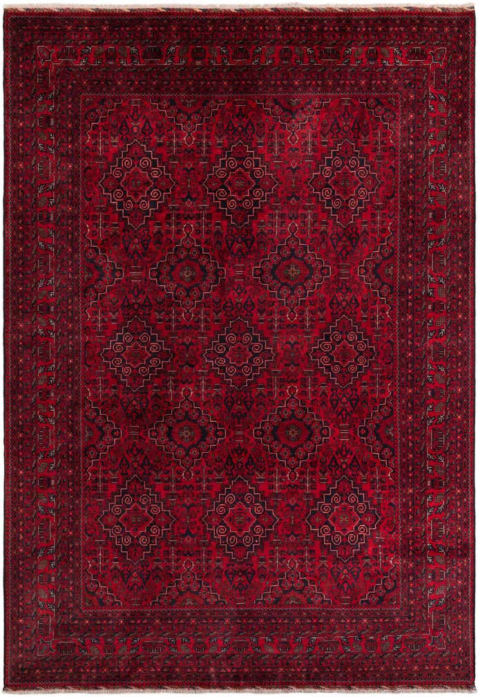 8' x 11' 7 Hand Knotted Khal Mohammadi Wool Rug