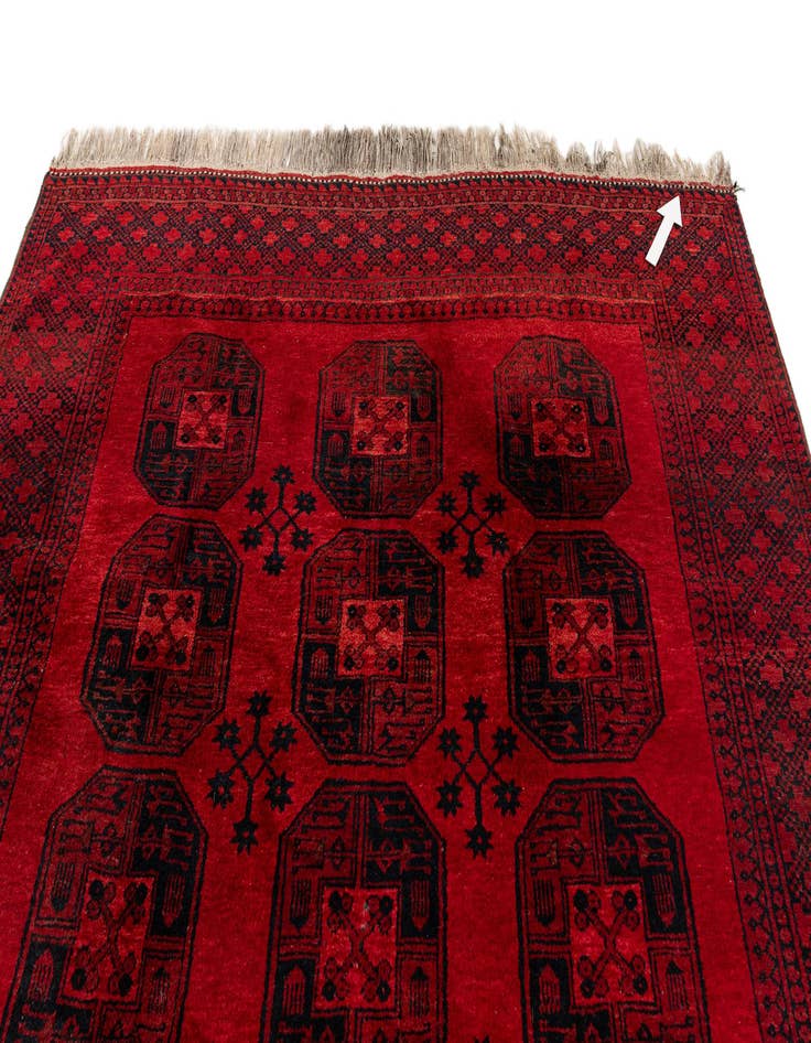 Detail image of 7' 5 x 10' 5  Hand Knotted Khal Mohammadi Wool Rug