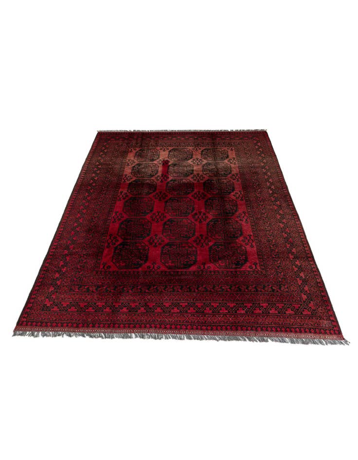 Detail image of 6' 7 x 9' 5 Hand Knotted Khal Mohammadi Wool Rug